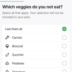 Joggo Sample Meal quiz 3