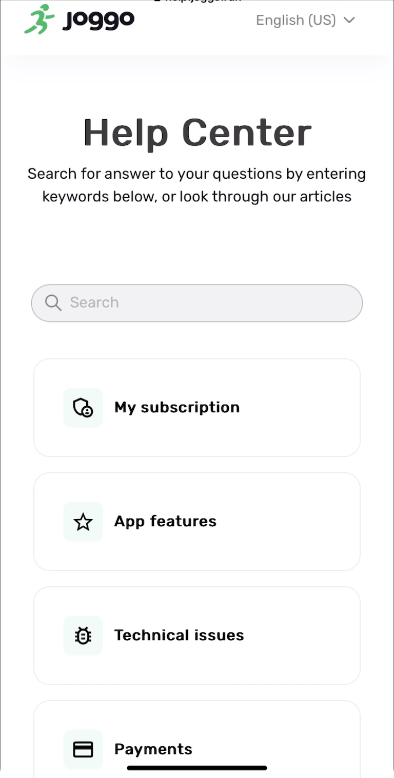Joggo review customer service