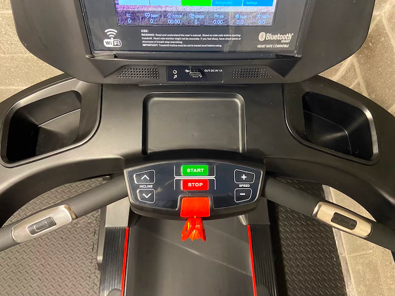 Noble pro elite e8i treadmill review phone bottle holder