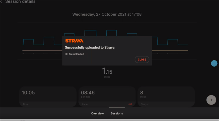 Strava treadmill run Strava upload