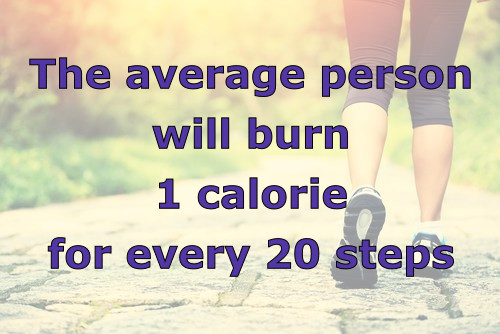 calories burned per step