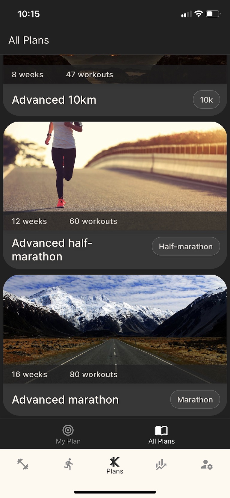 noble pro kinni app advanced marathon